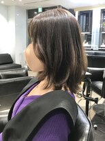 ラブクロムトーキョー オモテサンドウ(LOVECHROME OMOTESANDO)&nbsp;韓国風くびれヘアミディアム☆アッシュベージュのメルティカラー