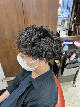 オムヘアー (HOMME HAIR) 【HOMME HAIR 佐藤】 ツイストスパイラルパーマ スタイル