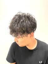 銀座マツナガ 浅草店 無造作ツーブロックスパイラルパーマツイストスパイラルマッシュ