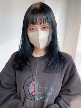 アルバム 池袋(ALBUM) フェイスレイヤー_グレージュカラーボブウルフ_ba420571