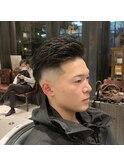 【LUDLOW BLUNT】スリックバック フェードカット 本町バーバー