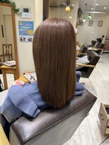 美容室 パルス 静岡鷹匠店(PALS) 髪質改善 縮毛矯正 ツヤ髪 アッシュベージュ 透明感カラー