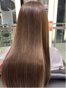 エアー 銀座タワー(AIR) プレミアムケアカラー/髪質改善/美髪/ツヤ髪スタイル　【榛葉】