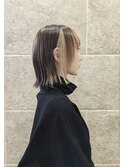 ホワイトベージュ&イヤリングカラー☆