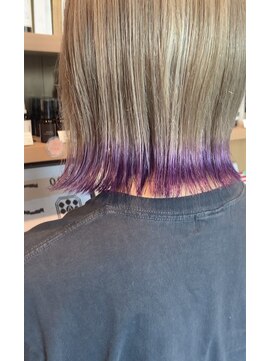 カプロハッチ(Capullo Hacchi.) 裾カラーパープル