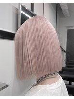 ペレ 栄店(PELE) デザインカラー/レイヤーカット/ウェットヘア/オリーブベージュ