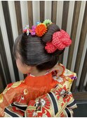 ＃新日本髪＃七五三＃７歳＃女の子