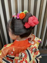 ヘアースペース ミツオ(hair space MITSUO) #新日本髪#七五三#7歳#女の子