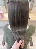 透明感抜群！髪質改善カラー×オリーブグレージュ