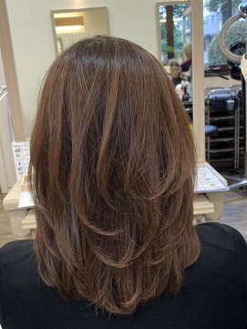 アルターリール(aL ter Rire) イメチェン/ホワイトブロンド/外ハネボブ/美髪/ワイドバング