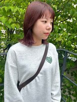 ツイギー 宮西店(TWiGGY)&nbsp;ショートバングがかわいいピンクラベンダー