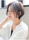 愛されナチュラルカール似合わせカット薄めバング#225f0511
