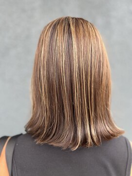 フェアリーテール つきのわ店 明るめハイライト