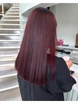 ゴットイズム(GOTTO ISM)&nbsp;ローズレッドストレートヘア