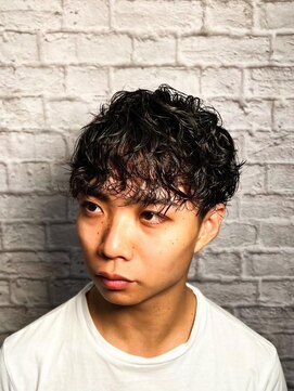 銀座マツナガ 新宿野村ビル店 マッシュスタイルとパーマの融合