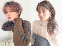 ショートカットから顔周り/レイヤーカットまで。フォルムがよいと評判♪