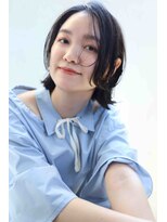 ヘアーパレス フタバ(Hair palace FUTABA)&nbsp;ボブレイヤーカット/暗髪/透明感カラー