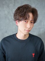 ヒロ銀座 バーバーショップ 札幌本店(HIRO GINZA BARBER SHOP) 札幌パーマ×波打ちセンターパート