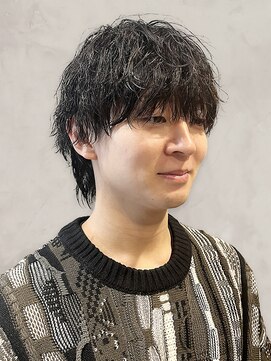 デネブ(Deneb) イメチェン◎メンズパーマツイストスパイラル×ウルフカット