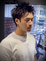 アウル 心斎橋(owl)&nbsp;【スパイキーショート×ピンパーマ】短髪/メンズカット/men's