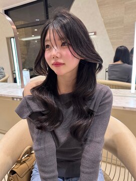 アース コアフュールボーテ 柏崎店(EARTH coiffure beaute) ヨシンモリ韓国レイヤーロング