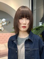 サンド 大阪梅田(sand) ココアベージュ/オリーブグレー/小顔