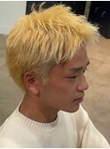 抜きっぱなしブロンド/ケアブリーチ/スパイキーショート
