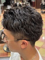 シャンプーボーイ 佐賀(SHAMPOO BOY)&nbsp;ビジネスでも映える。大人のツーブロック・ニュアンスパーマ