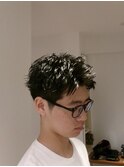 MEN’S/アクティブショート/刈り上げセンターパート/表参道駅