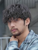 フィフスパーク(fifth PARK)&nbsp;渋谷緩めシャドウパーマスパイラルパーマメンズマッシュウルフ