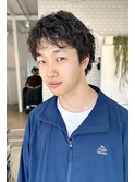 長めスパイキー×シャドーパーマ