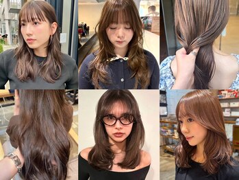 ノラ ヘアーサロン(NORA HAIR SALON)の写真/【透明感あふれる艶カラー実現◎】柔らかさと透け感を叶える春のダブルカラーで洗練された軽やかな印象へ★