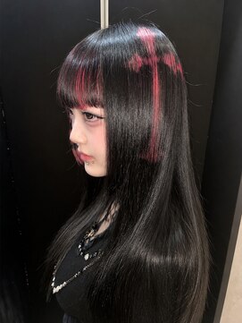 エル オオサカ 心斎橋店(L. OSAKA) 特殊デザインカラー/黒×赤