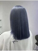 ブリーチダブルカラーブルーシルバー川越本川越