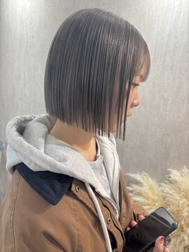 ボンドバイテトテ 三宮元町(BONDbytetote) 【BOND平山】ナチュラルショート/ハイトーンパープル