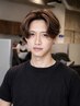 【坂元指名限定】メンズカット+艶カラー+ニュアンスパーマ+トリートメント