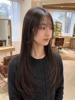 カランエノエル(Calin et Noel)&nbsp;ロングウルフカットロングレイヤー韓国レイヤー顔周りレイヤー