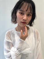 lico by rimo【リコ】辻堂/レイヤーカット/髪質改善/縮毛矯正/白髪染め&nbsp;【lico】インナーカラー　切りっぱなしボブ