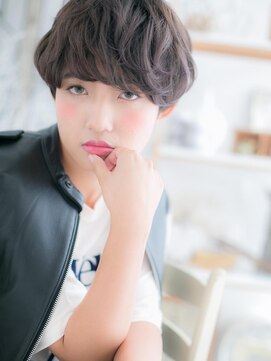 モッズヘア 越谷(mod's hair) 暗髪★ボーイッシュショートa