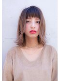 Aimee 外ハネボブ×バイヤーレージュグラデーション