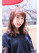 コマ(coma)&nbsp;【coma中野】暖色デザインカラーフェアリーセミロング