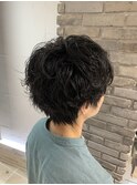 メンズニュアンスパーマスタイル