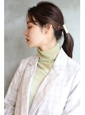 簡単ポニーテールアレンジ