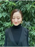 《ゲストスナップ》ぶつ切りボブ/アップバング