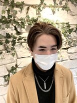 シャル 辻堂(shalu)&nbsp;フェイスフレーミングカラー×ハイライト×センターパート