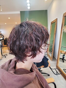 ヨハク(yohak) ショート×パーマ