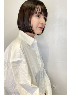 リアントウキョウ(Lian.Tokyo) （LianTokyo 山崎）暗めカラー×ミニボブ