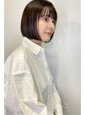 (LianTokyo 山崎)暗めカラー×ミニボブ