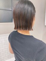 フェンヘアーアイス 中目黒(Fen.hair ici)&nbsp;ストレート 縮毛矯正 コンパクトボブ  切りっぱなしボブ