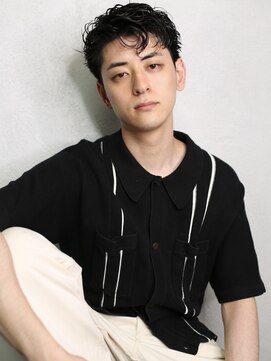 バース(BIRTH) 天神【BIRTH】ネイビーブラック×束感パーマ　8